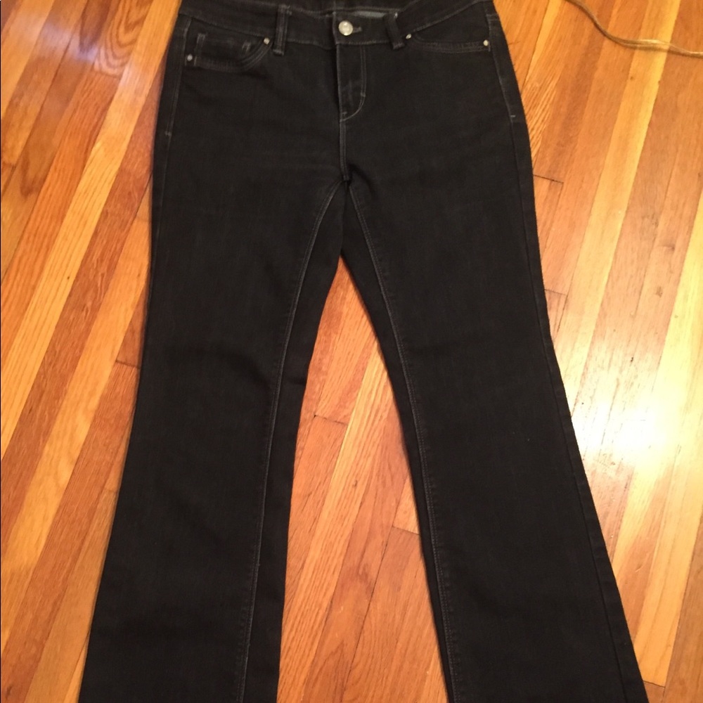 WHBM black boot cut jeans 2S
